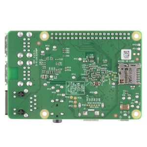Back side of Raspberry Pi Model B+